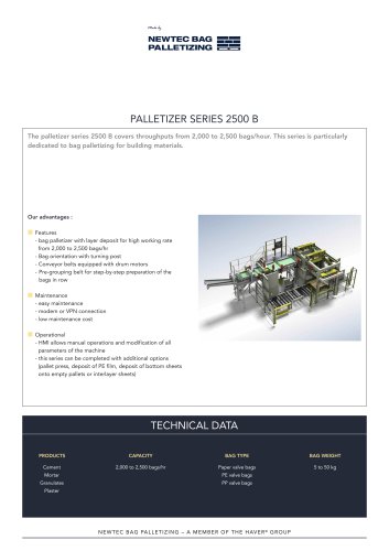 PALLETIZER ARCUS 2500 B