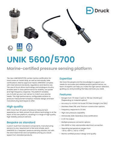 UNIK 5600/5700