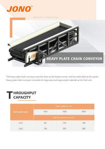 Heavy Plate Chain Conveyor - Jono