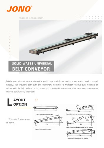 Solid Waste Universal Belt Conveyor - Jono