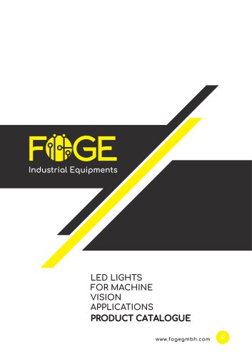 LED Lights for Machine Vision Applications Catalogue