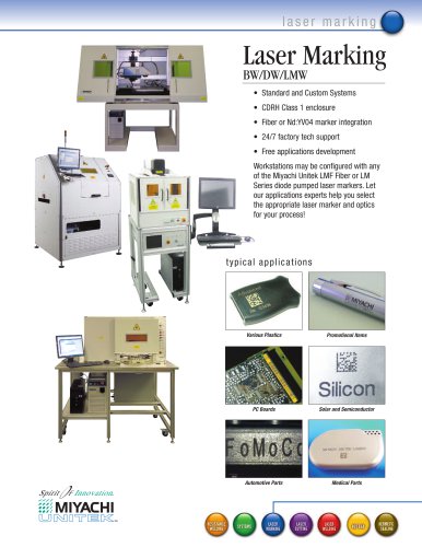 Laser Marking & Engraving Systems