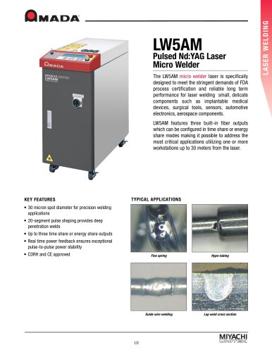 Micro Spot Laser Welder - LW5AM