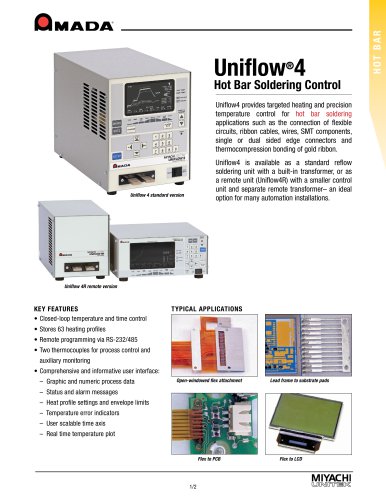 Pulse Heated Reflow Soldering Power Supply - Uniflow4 and 4R