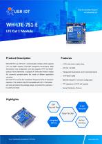 WH-LTE-7S1-E DIP type LTE Cat 1 module