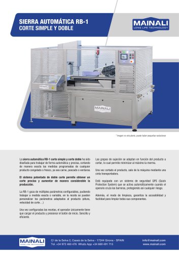 SIERRA AUTOMÁTICA RB-1
