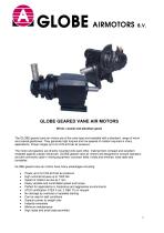 GLOBE geared vane air motors