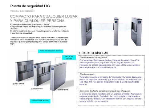 Puerta de seguridad LIG