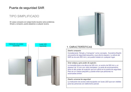 Puerta de seguridad SAR