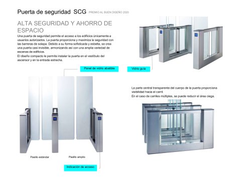 Puerta de seguridad SCG