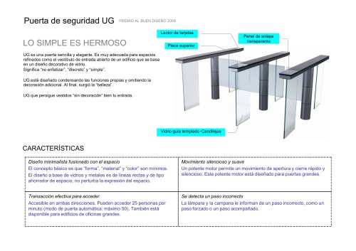 Puerta de seguridad UG