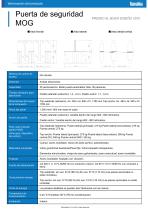 Security Gates Product Information with QR code(Spanish) - 2
