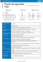 Security Gates Product Information with QR code(Spanish) - 4