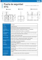 Security Gates Product Information with QR code(Spanish) - 6
