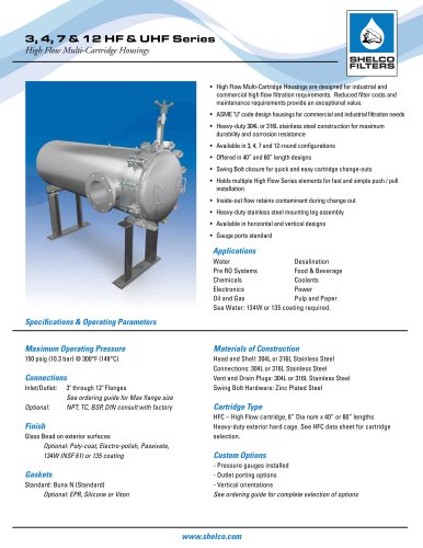 High-Flow-Multi-Cartridge-Housings