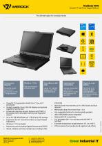 Rockbook X540 Industrial 14" High-Power Rugged Notebook