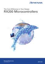 The Core Difference in Your Design : RX200 Microcontrollers