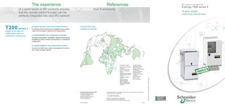 Easergy T200 ranges series 3 promotional leaflet