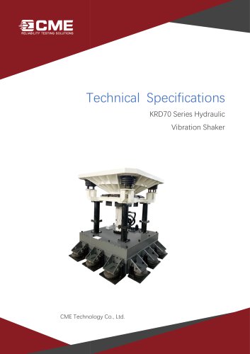 CME Hydraulic shaker Vibration testing machine KRD70