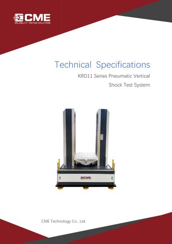 CME Pneumatic Shock testing machine KRD11