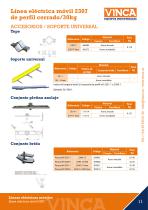 Línea eléctrica móvil 2307 de perfil cerrado/30kg - 11