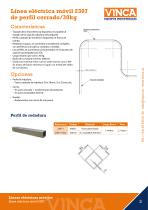 Línea eléctrica móvil 2307 de perfil cerrado/30kg - 3