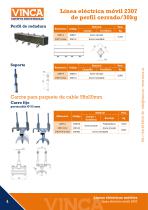 Línea eléctrica móvil 2307 de perfil cerrado/30kg - 4