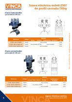 Línea eléctrica móvil 2307 de perfil cerrado/30kg - 8