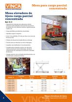 Mesa Elevadora Simple para Carga Parcial Concentrada - 2