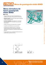 Mesa de pantógrafo doble HMD - 2