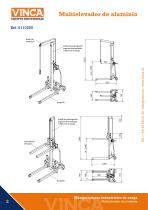 Multi Elevador de Aluminio - 2