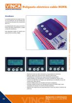 Polipasto eléctrico de cable NOVA - 10