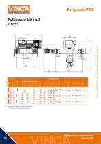 Polipasto Eléctrico de Cable VAT - 18