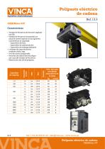 Polipasto Eléctrico de Cadena Chainster GT con Variador - 2