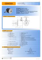 Absolute Multi-turn Encoder EBM50A