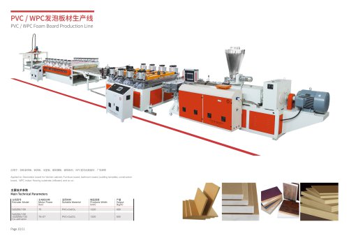 PVC Foam Board  WPC Floor Production Line