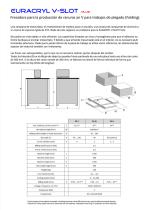 EURACRYL V-SLOT - Ranuradora en V (folding) - 2