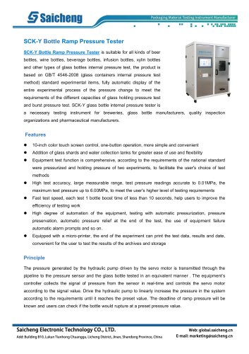 Saicheng Bottle Ramp Pressure Tester SCK-Y