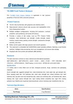 Saicheng Food Texture Analyzer TA-3000
