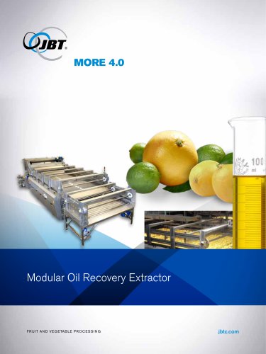 Citrus Oil Recovery Extractor