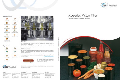 XL-series Piston Filler