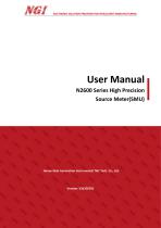 N2600 series User Manual multi function source measure unit