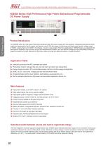 N35500 Series High Power Bidirectional Programmable DC Power Supply Data Sheet