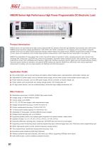 N69200 series Data Sheet high power programmable dc electronic load