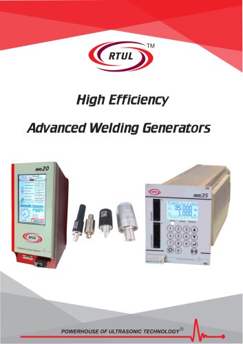 High Efficiency Advanced Welding Generators