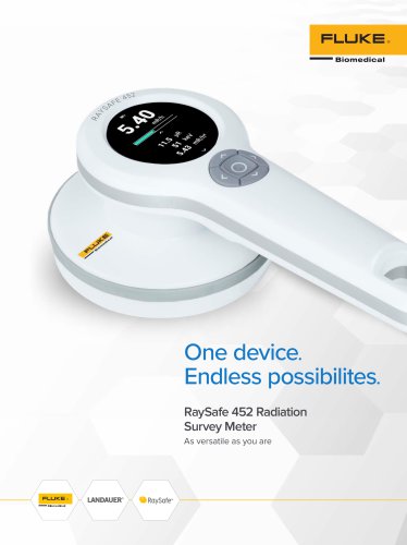 RaySafe 452 Radiation Survey Meter