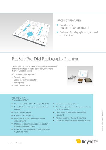 RaySafe Pro-Digi Radiography