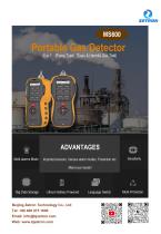Zetron MS600A Portable Pump Type Gas Detector Brochure