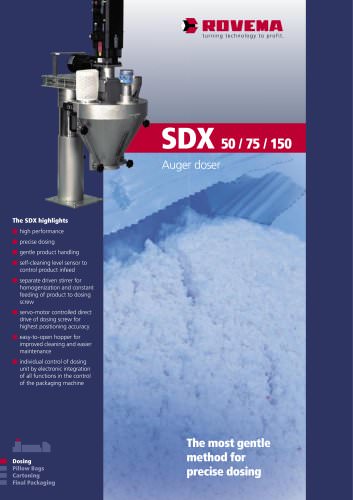 Auger doser SDX