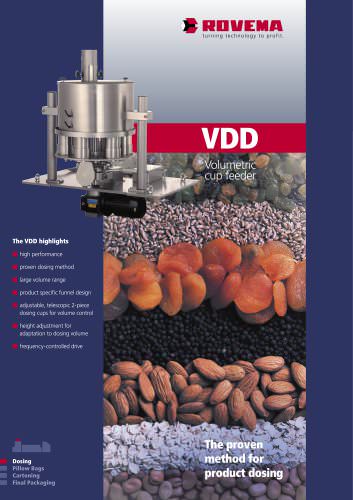 Volumetric cup feeder VDD